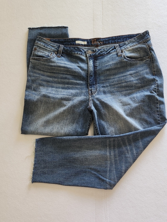Kut from the Kloth Denim - Kut From The Kloth Classic Ankle Jeans in Washed Blue Size 16w